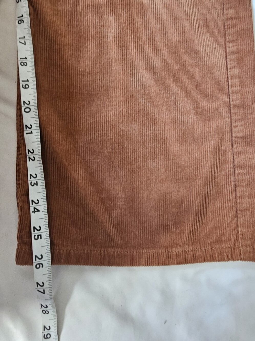 Sisstrevolution Rust Corduroy Wide Leg Pants Size 27/6 - Picture 13 of 16